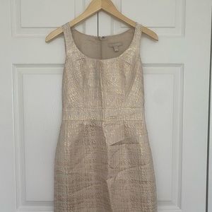 BANANA REPUBLIC Metallic Jacquard Dress NWT
